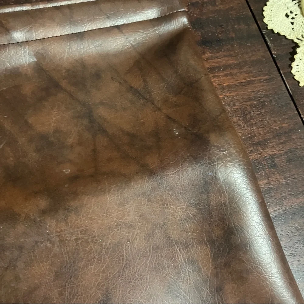 Vintage Hazel USA Large Leather Document Holder / Portfolio Spring Open Closure